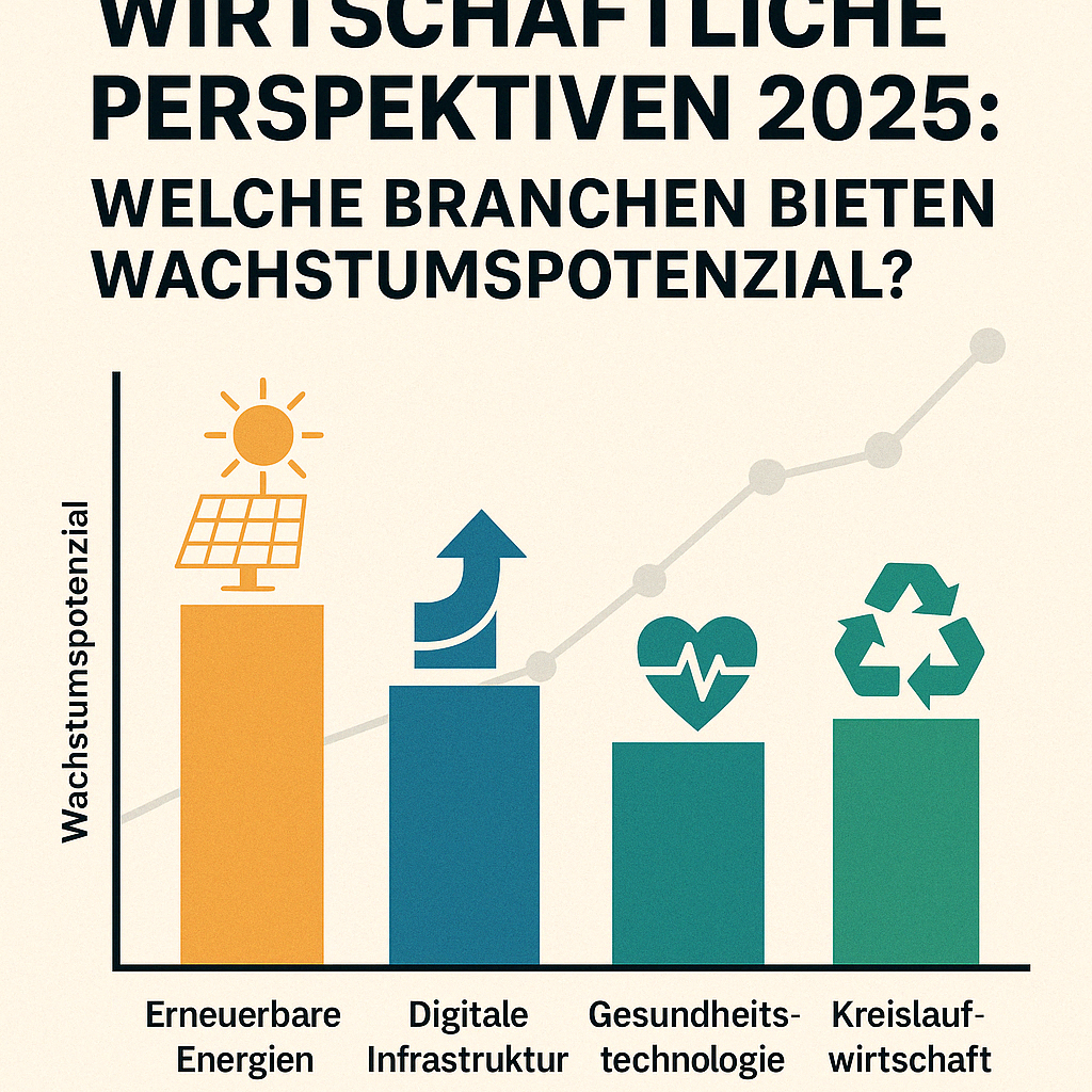 Wirtschaftliche Perspektiven 2025: Welche Branchen bieten Wachstumspotenzial?